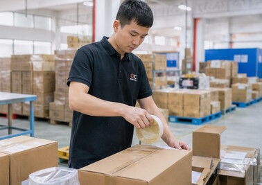 Проверка упаковки товаров из Китая